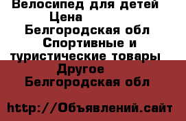 Велосипед для детей › Цена ­ 3 000 - Белгородская обл. Спортивные и туристические товары » Другое   . Белгородская обл.